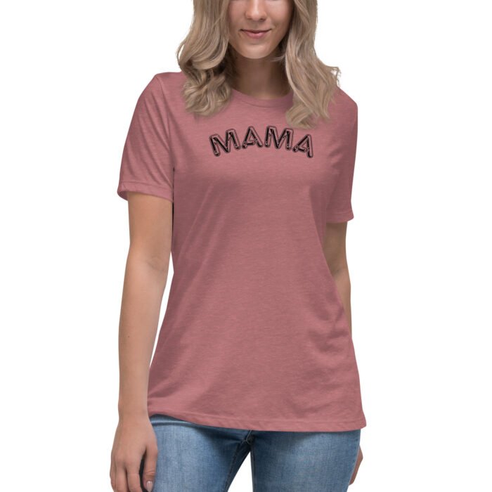 womens relaxed t shirt heather mauve front 65b044ca476af - Mama Clothing Store - For Great Mamas