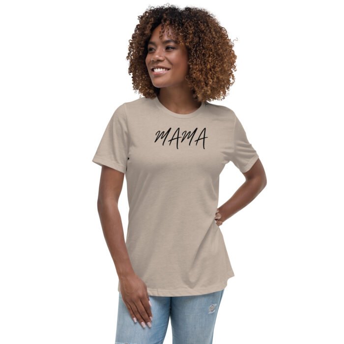 womens relaxed t shirt heather stone front 65b03c44226a1 - Mama Clothing Store - For Great Mamas