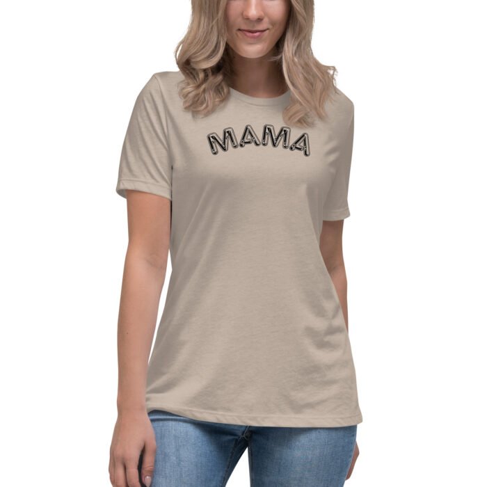 womens relaxed t shirt heather stone front 65b044ca48f39 - Mama Clothing Store - For Great Mamas