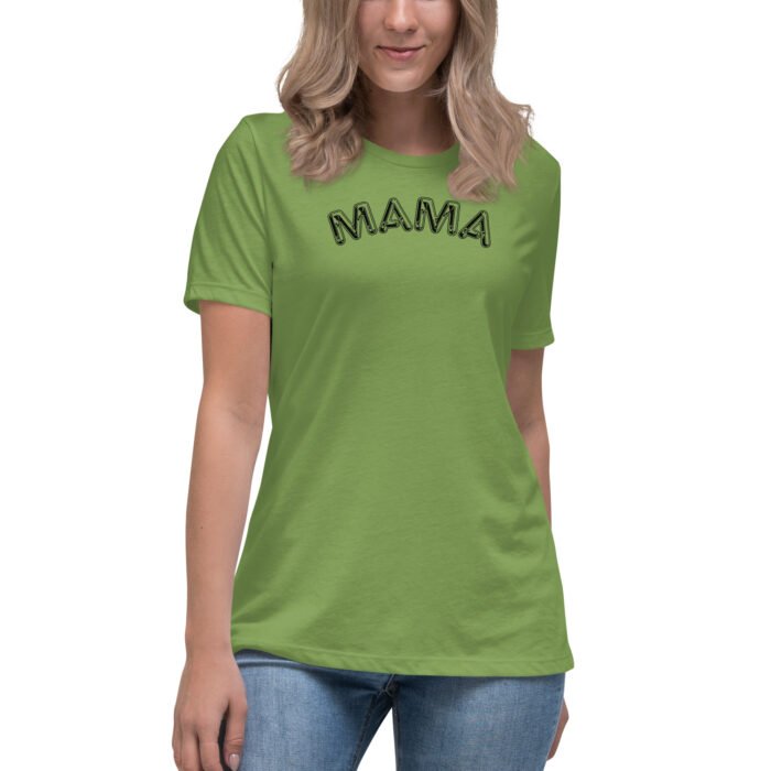 womens relaxed t shirt leaf front 65b158e606c77 - Mama Clothing Store - For Great Mamas