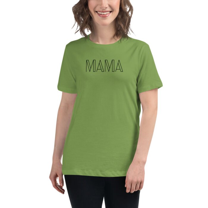 womens relaxed t shirt leaf front 65b15a6545211 - Mama Clothing Store - For Great Mamas