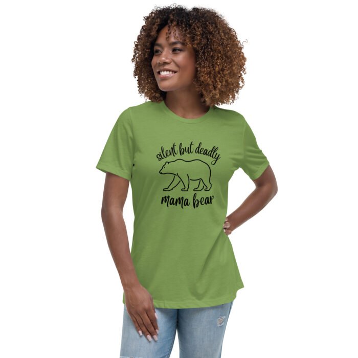 womens relaxed t shirt leaf front 65b1617e6aa42 - Mama Clothing Store - For Great Mamas