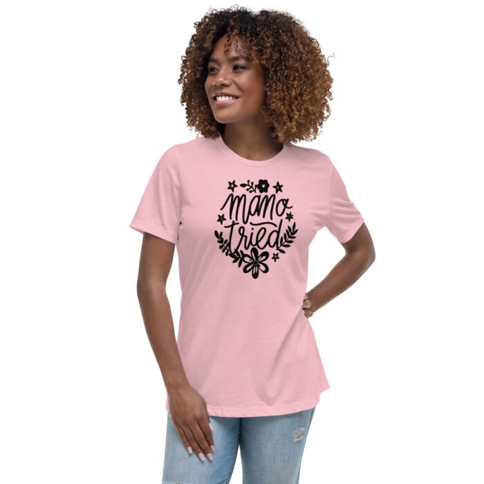 womens relaxed t shirt pink front 65b98699aae1d - Mama Clothing Store - For Great Mamas