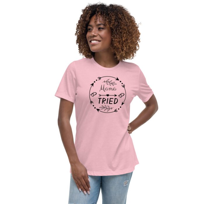 womens relaxed t shirt pink front 65b9893c91927 - Mama Clothing Store - For Great Mamas