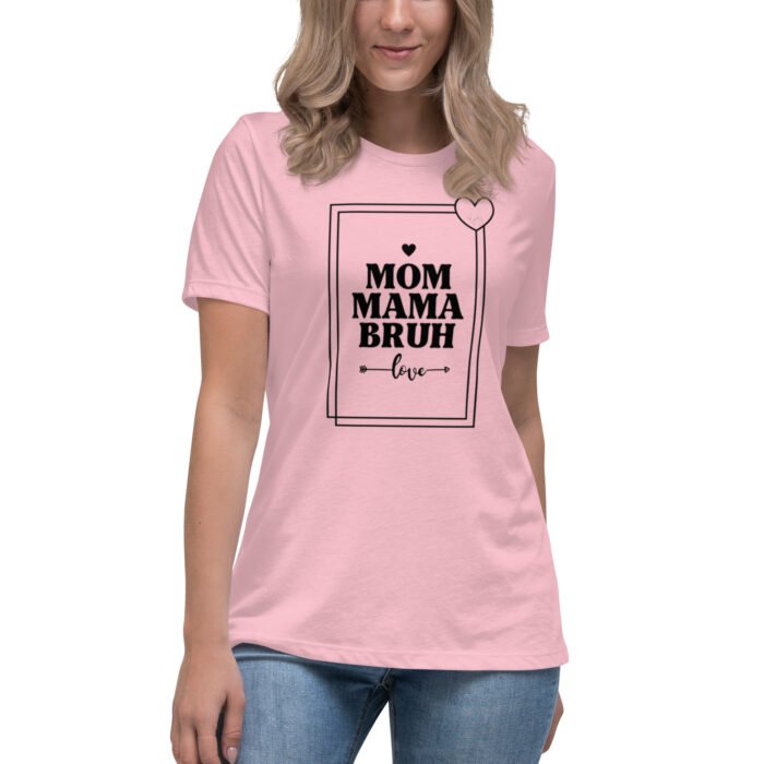 womens relaxed t shirt pink front 65b98de5aeefe - Mama Clothing Store - For Great Mamas