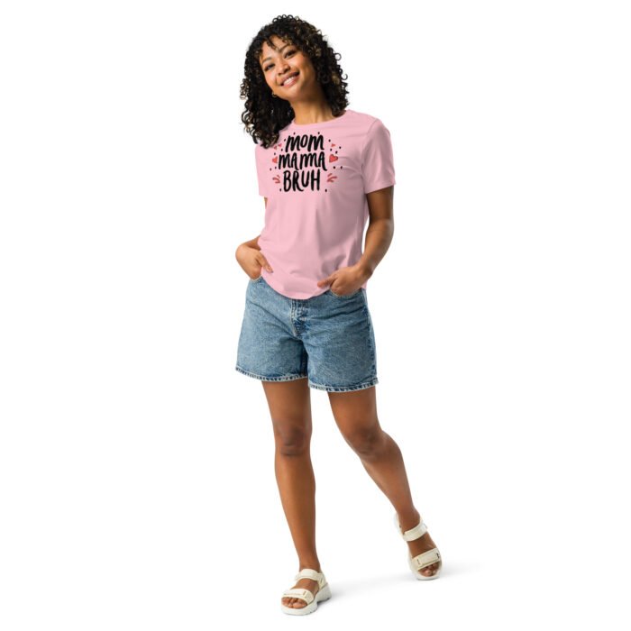 womens relaxed t shirt pink front 65b990782dbf4 - Mama Clothing Store - For Great Mamas