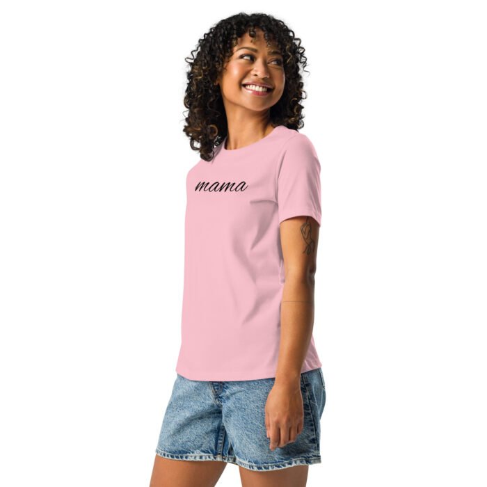 womens relaxed t shirt pink left front 65b15585f2f97 - Mama Clothing Store - For Great Mamas
