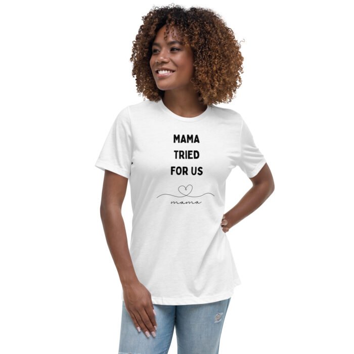 womens relaxed t shirt white front 65b99317cd6bf - Mama Clothing Store - For Great Mamas