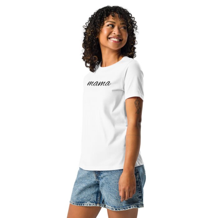womens relaxed t shirt white left front 65b04682ccec7 - Mama Clothing Store - For Great Mamas