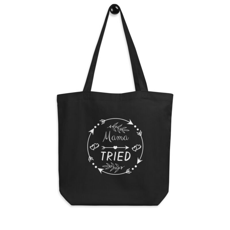 eco tote bag black front 65da13aa4cdc6 - Mama Clothing Store - For Great Mamas