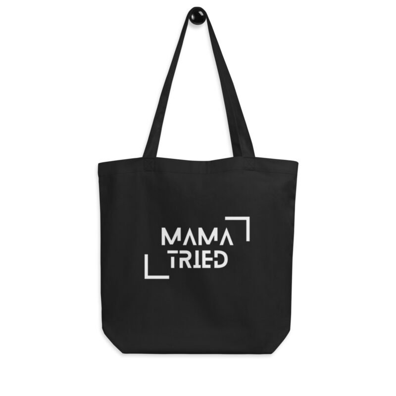 eco tote bag black front 65da1544d6b39 - Mama Clothing Store - For Great Mamas