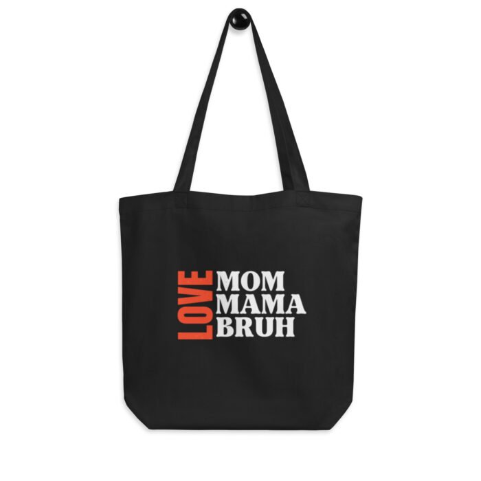 eco tote bag black front 65da167d1f77a - Mama Clothing Store - For Great Mamas