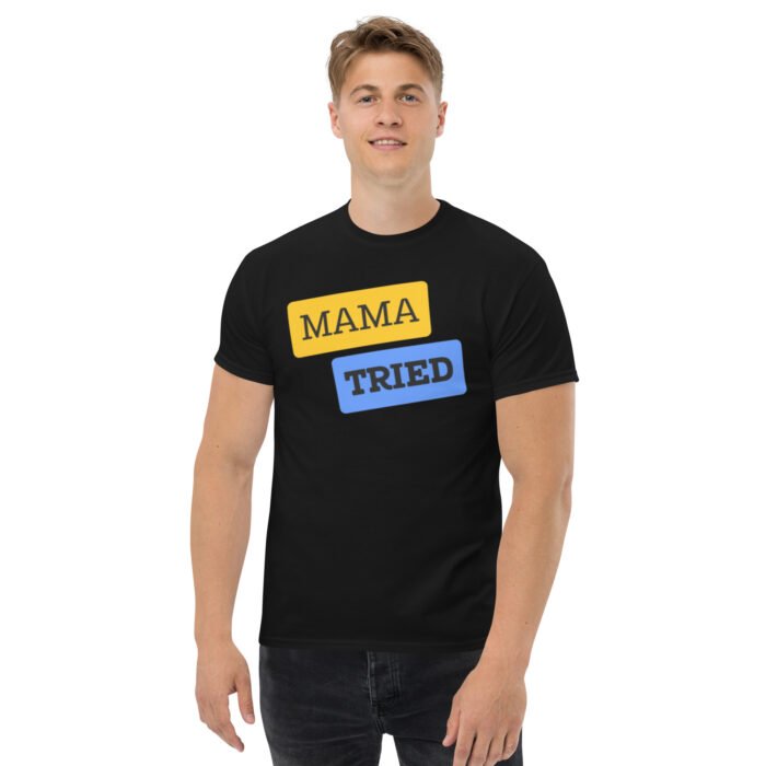 mens classic tee black front 65cc702272b08 - Mama Clothing Store - For Great Mamas
