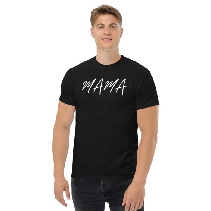 mens classic tee black front 65ccfc9d3120c - Mama Clothing Store - For Great Mamas