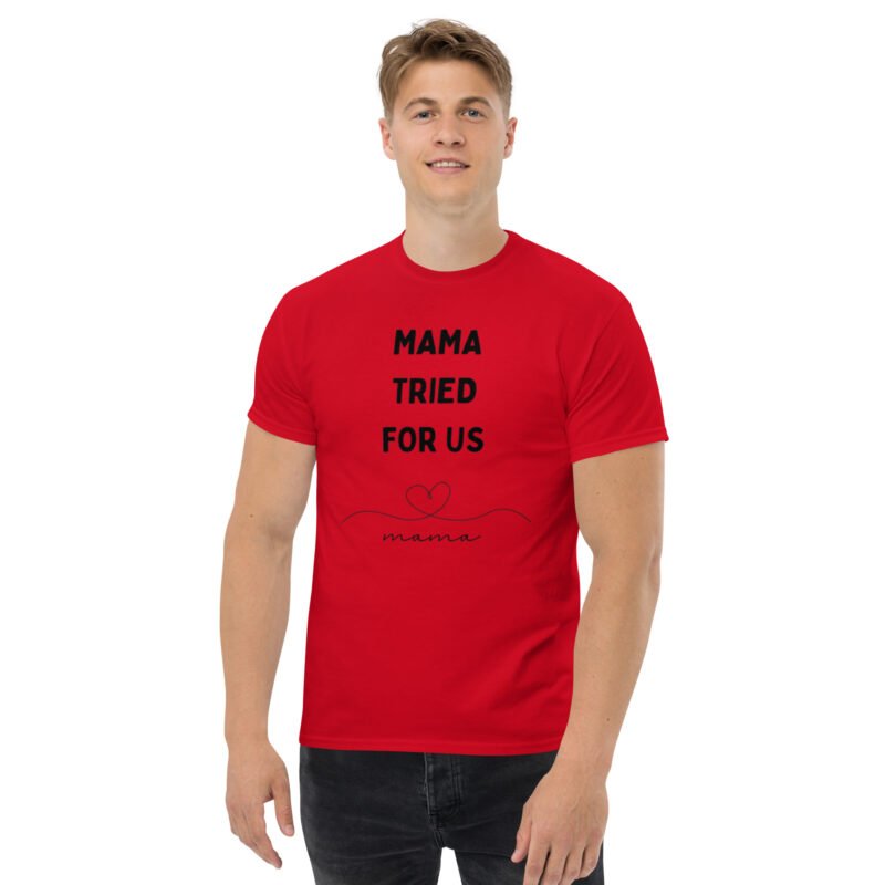 mens classic tee red front 65cc6f87803a3 - Mama Clothing Store - For Great Mamas