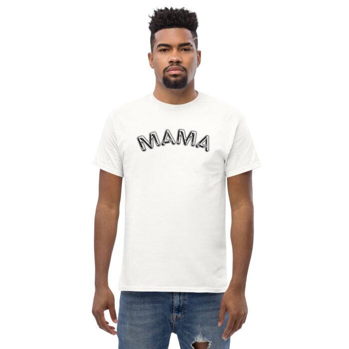 mens classic tee white front 65ccf8d2b4818 - Mama Clothing Store - For Great Mamas