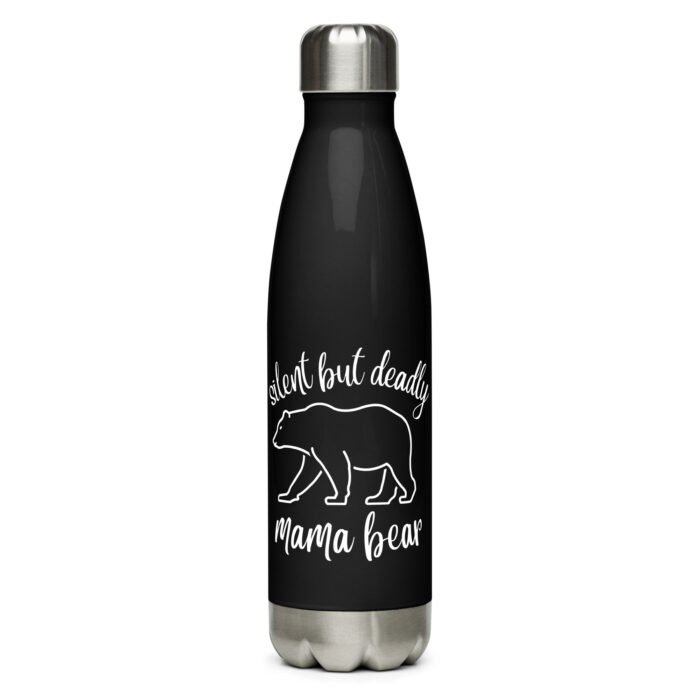 stainless steel water bottle black 17 oz front 65da4f286966b - Mama Clothing Store - For Great Mamas