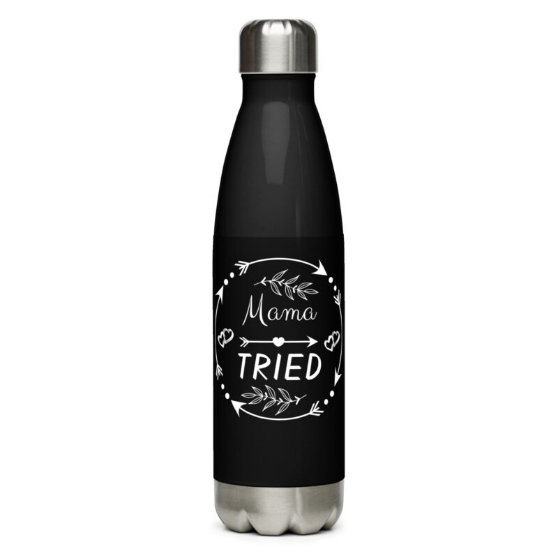 stainless steel water bottle black 17 oz front 65dc0758ba5db - Mama Clothing Store - For Great Mamas