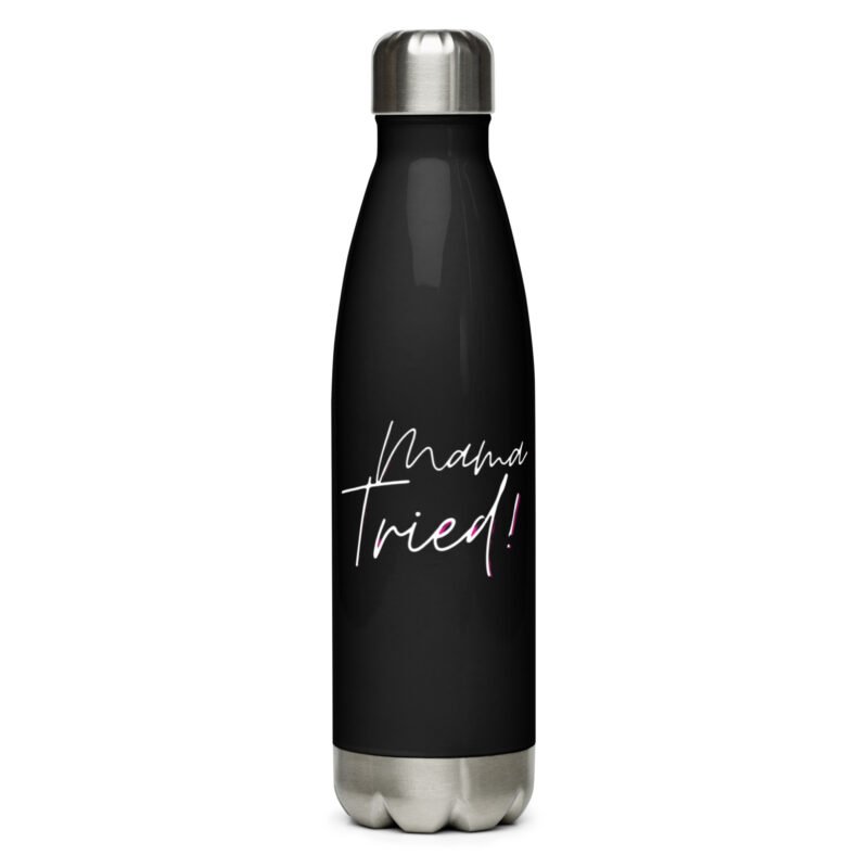 stainless steel water bottle black 17 oz left 65dc0d14ba948 - Mama Clothing Store - For Great Mamas