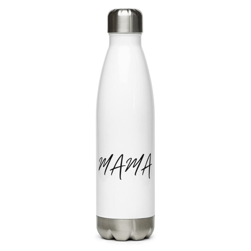 stainless steel water bottle white 17 oz front 65da41d57dbb4 - Mama Clothing Store - For Great Mamas