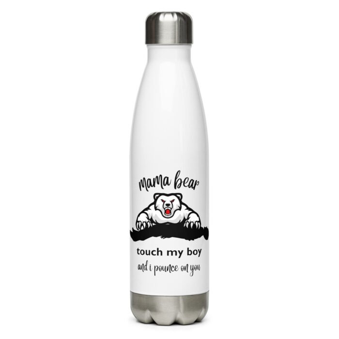 stainless steel water bottle white 17 oz front 65da504bb17d2 - Mama Clothing Store - For Great Mamas