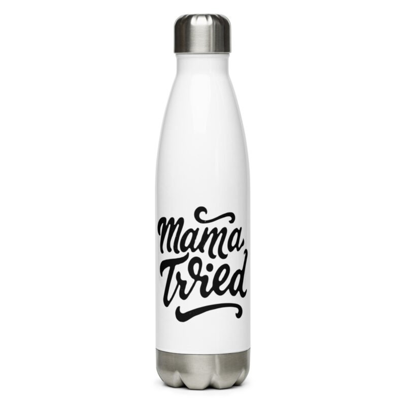 stainless steel water bottle white 17 oz front 65da5c1c2db81 - Mama Clothing Store - For Great Mamas