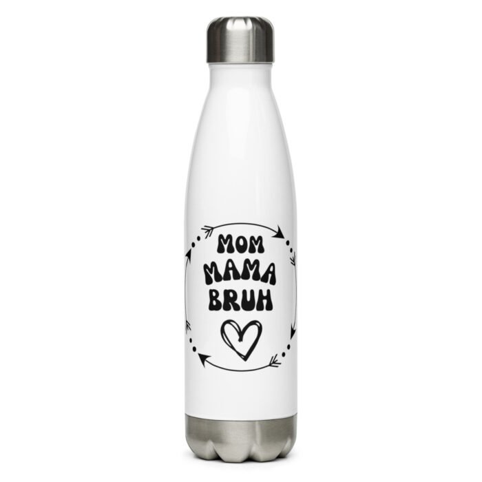 stainless steel water bottle white 17 oz front 65dc139e59caa - Mama Clothing Store - For Great Mamas
