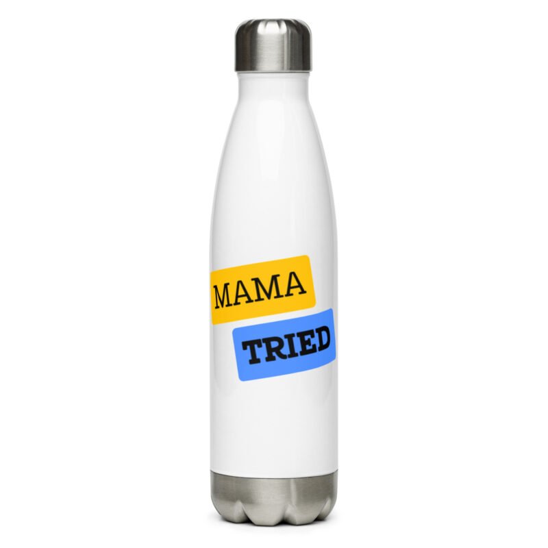 stainless steel water bottle white 17 oz left 65dc0a84291d5 - Mama Clothing Store - For Great Mamas