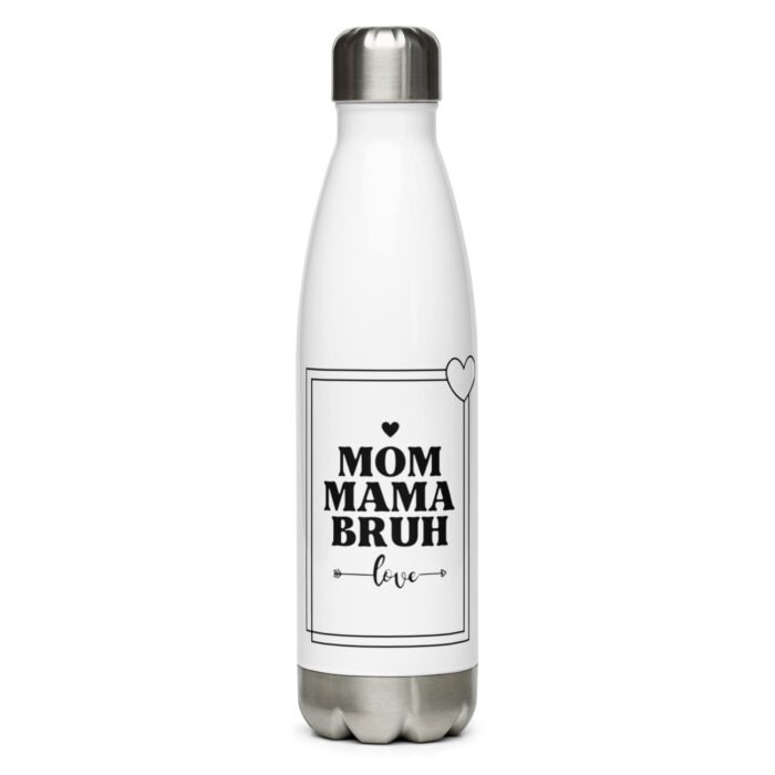 stainless steel water bottle white 17 oz left 65dc14bf2f4c0 - Mama Clothing Store - For Great Mamas