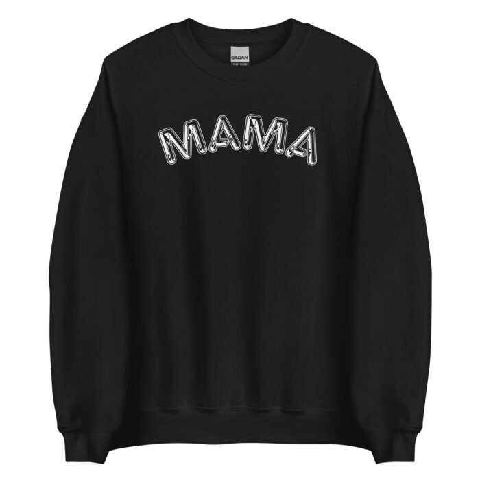unisex crew neck sweatshirt black front 65d0d83f03ca6 - Mama Clothing Store - For Great Mamas