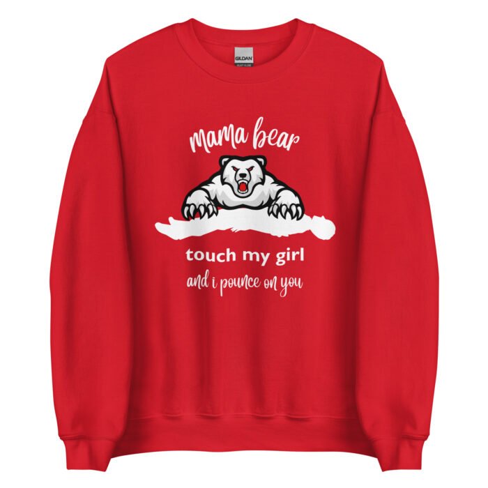 unisex crew neck sweatshirt red front 65d0d095b5b6b - Mama Clothing Store - For Great Mamas