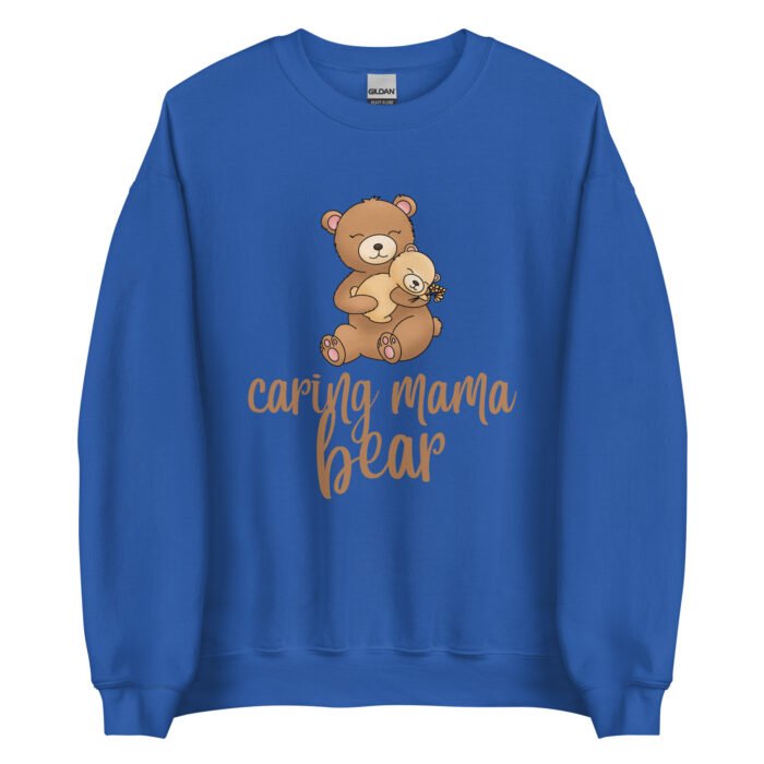unisex crew neck sweatshirt royal front 65d0ca6848e9b - Mama Clothing Store - For Great Mamas