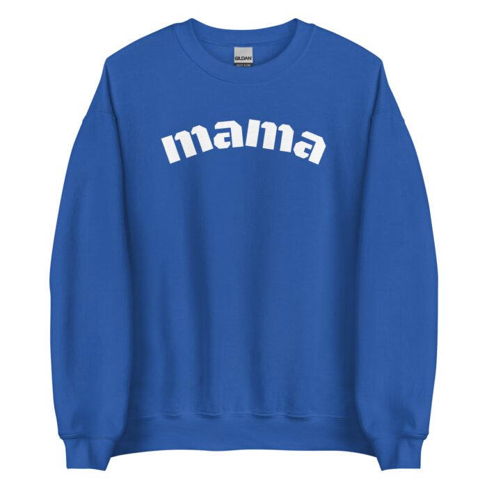 unisex crew neck sweatshirt royal front 65d0d8c71a611 - Mama Clothing Store - For Great Mamas
