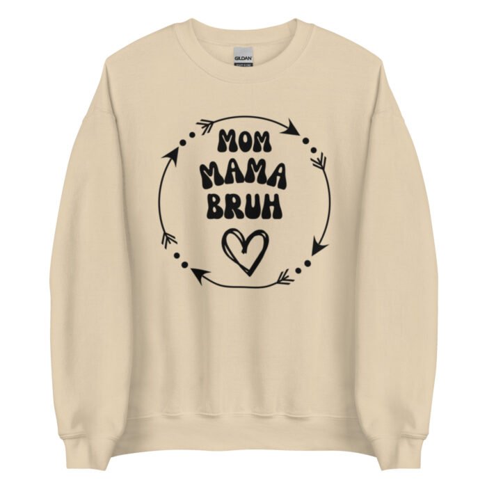 unisex crew neck sweatshirt sand front 65ced3585f2f5 - Mama Clothing Store - For Great Mamas