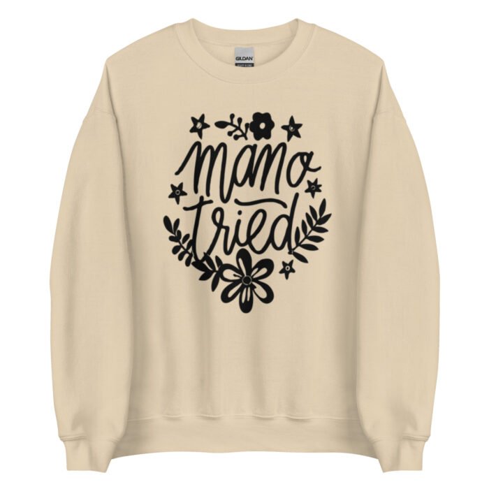 unisex crew neck sweatshirt sand front 65d0b5ef9a305 - Mama Clothing Store - For Great Mamas