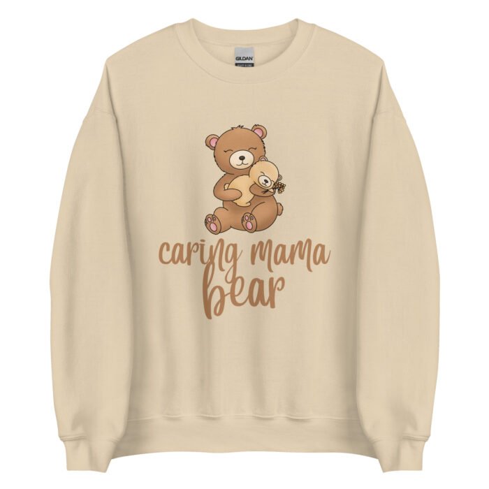 unisex crew neck sweatshirt sand front 65d0ca684beb5 - Mama Clothing Store - For Great Mamas