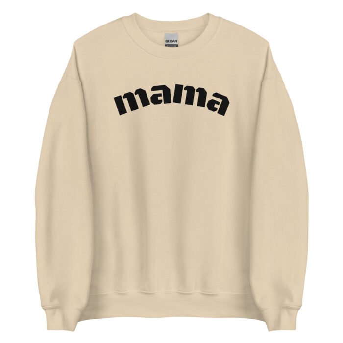 unisex crew neck sweatshirt sand front 65d0d93f152ea - Mama Clothing Store - For Great Mamas