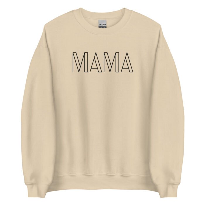 unisex crew neck sweatshirt sand front 65d0db95c5fc8 - Mama Clothing Store - For Great Mamas