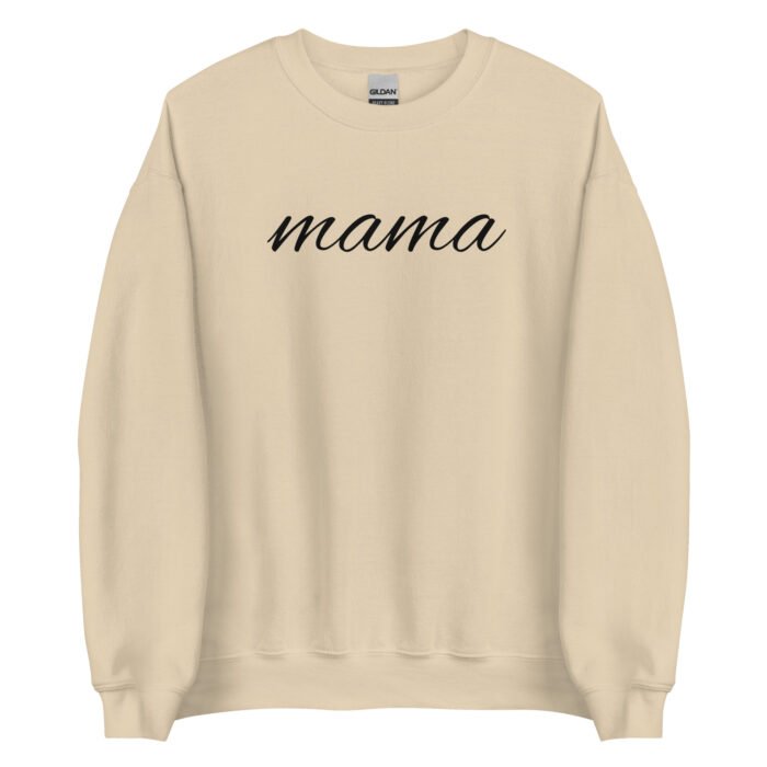 unisex crew neck sweatshirt sand front 65d0dc65b07db - Mama Clothing Store - For Great Mamas