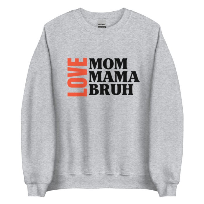 unisex crew neck sweatshirt sport grey front 65ced1bf9ae71 - Mama Clothing Store - For Great Mamas