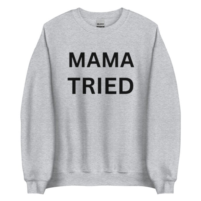 unisex crew neck sweatshirt sport grey front 65d0b19035a54 - Mama Clothing Store - For Great Mamas