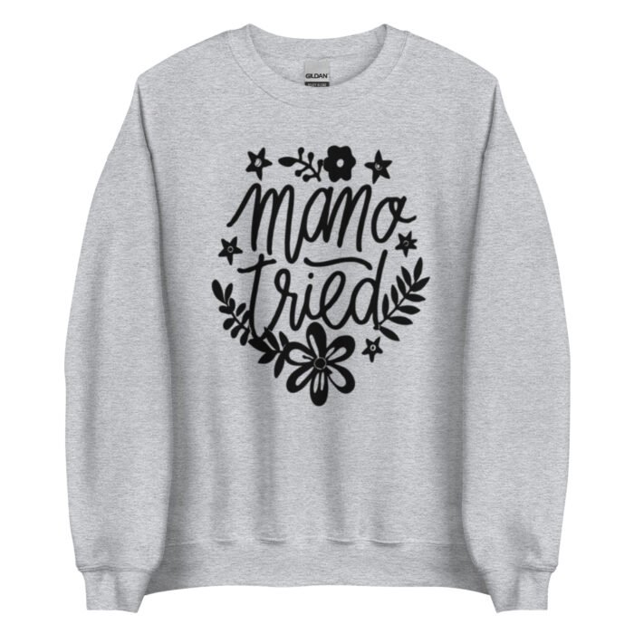 unisex crew neck sweatshirt sport grey front 65d0b5ef99c69 - Mama Clothing Store - For Great Mamas