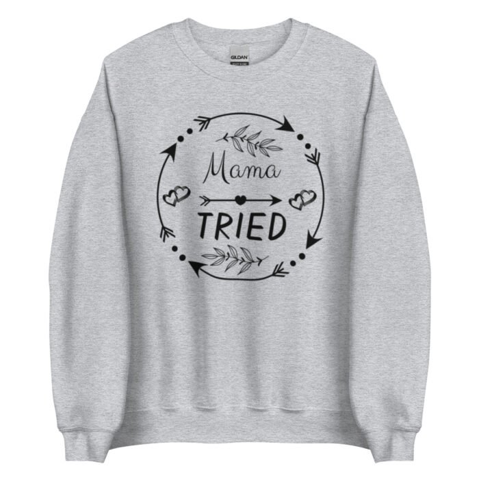 unisex crew neck sweatshirt sport grey front 65d0b71758092 - Mama Clothing Store - For Great Mamas
