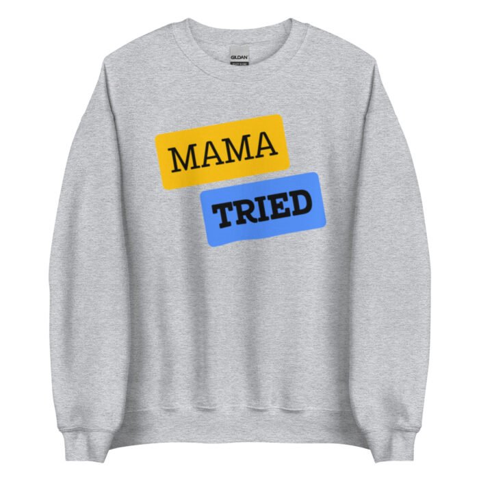 unisex crew neck sweatshirt sport grey front 65d0ba49a2809 - Mama Clothing Store - For Great Mamas