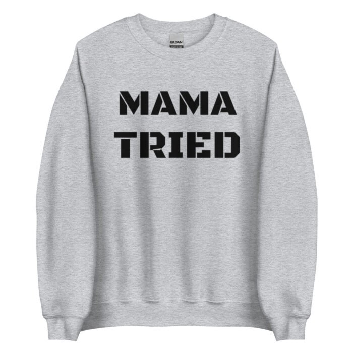 unisex crew neck sweatshirt sport grey front 65d0bb3706204 - Mama Clothing Store - For Great Mamas