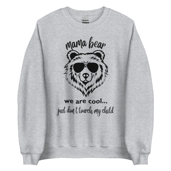 unisex crew neck sweatshirt sport grey front 65d0d1c3631c3 - Mama Clothing Store - For Great Mamas