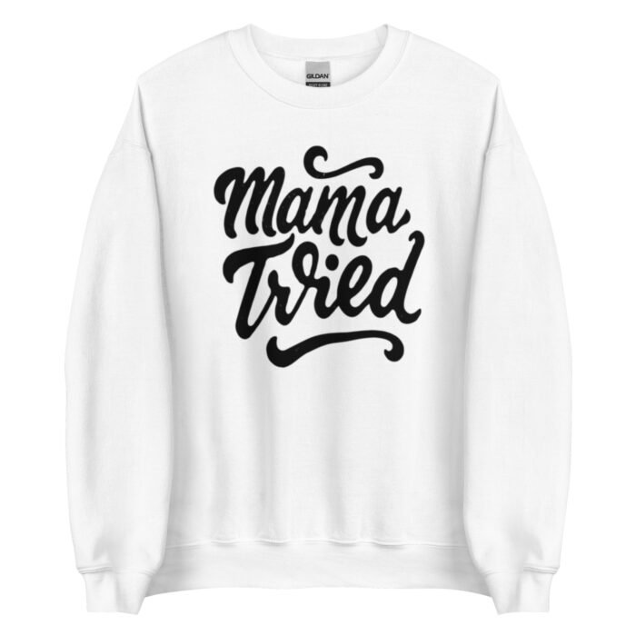 unisex crew neck sweatshirt white front 65d0b4509fac2 - Mama Clothing Store - For Great Mamas