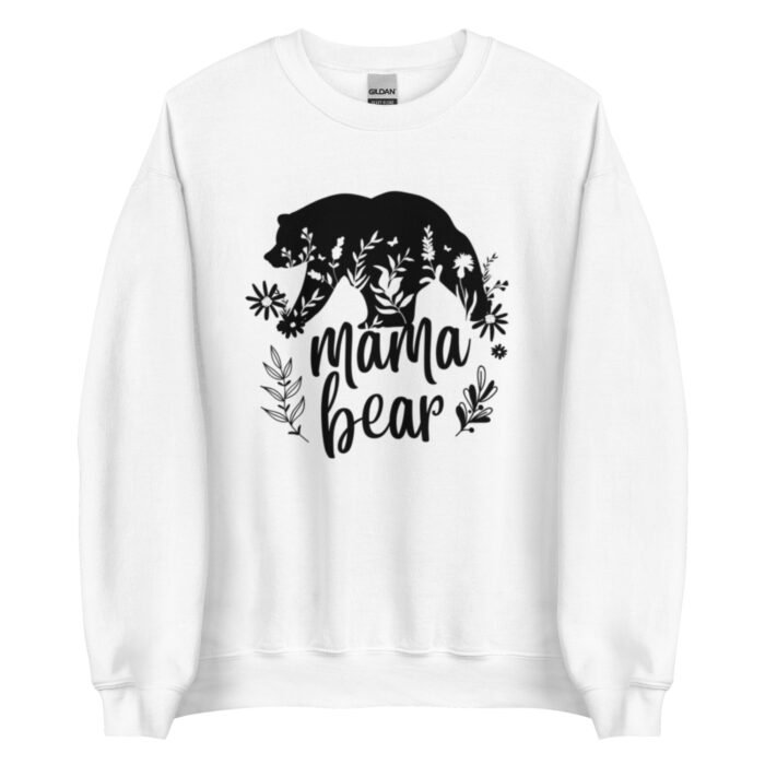 unisex crew neck sweatshirt white front 65d0cb4d58b4f - Mama Clothing Store - For Great Mamas