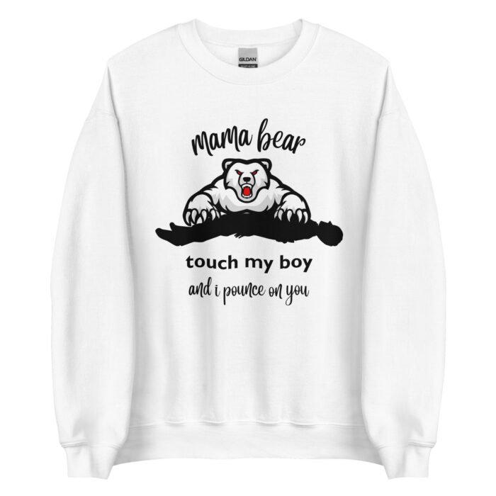 unisex crew neck sweatshirt white front 65d0cf6575a3e - Mama Clothing Store - For Great Mamas