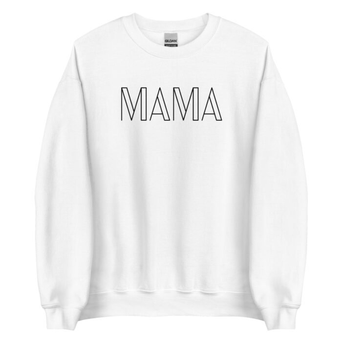 unisex crew neck sweatshirt white front 65d0db95c0afc - Mama Clothing Store - For Great Mamas
